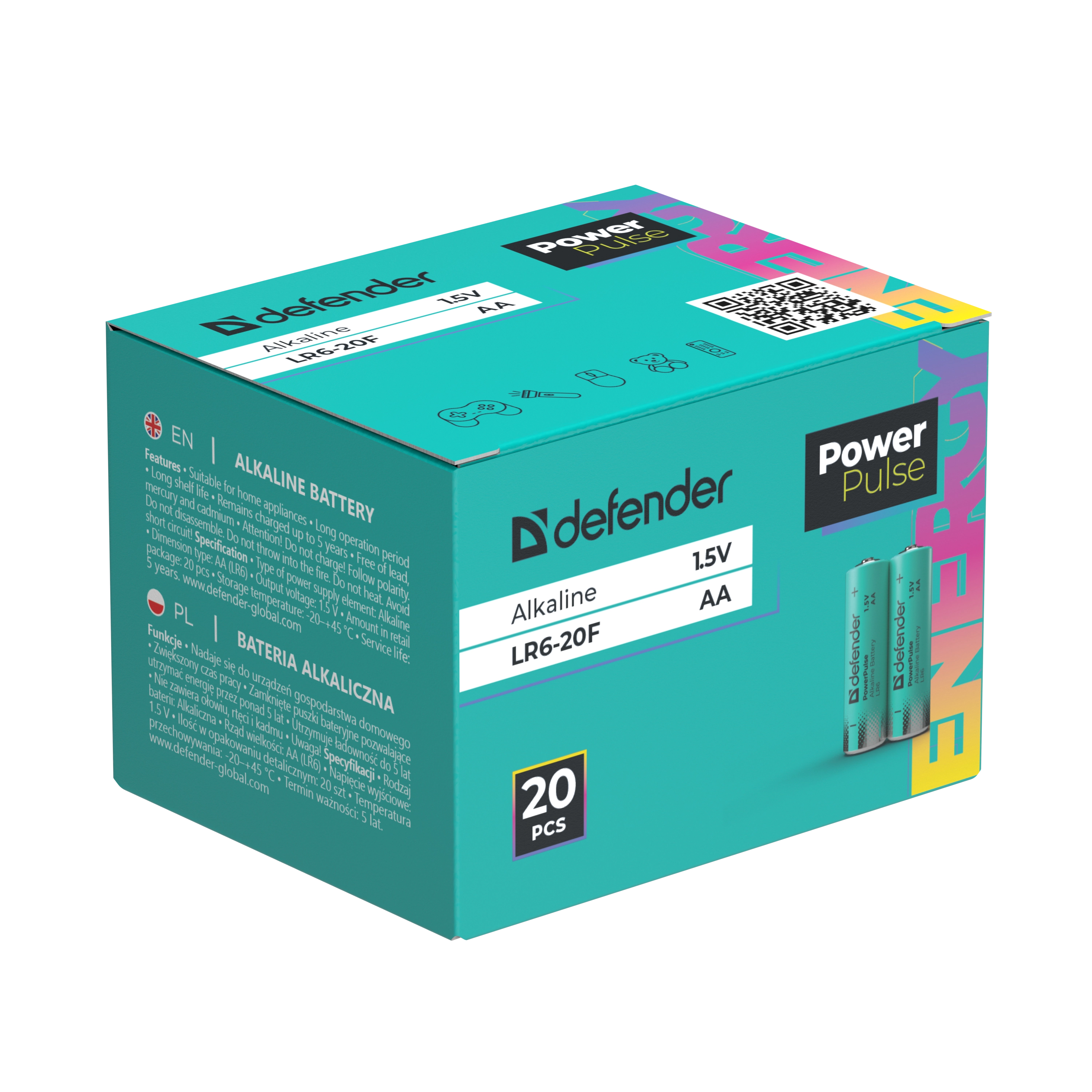 Defender - Alkaline Battery LR6-20F