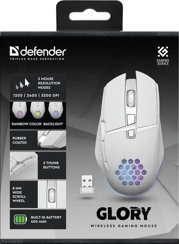 Defender - Wireless gaming mouse Glory GM-514