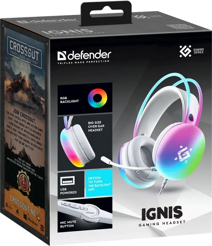 Defender - Gaming headset Ignis