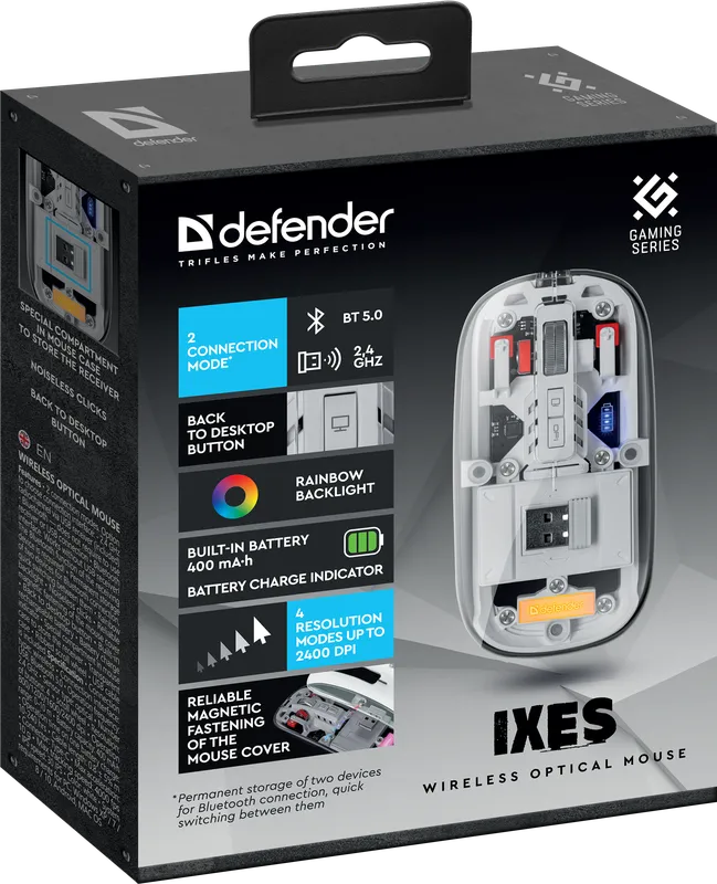 Defender - Wireless optical mouse Ixes MM-999