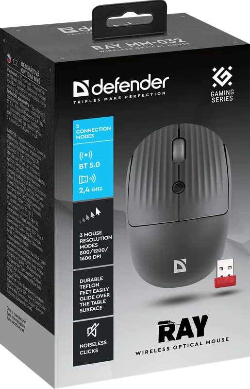 Defender - Wireless optical mouse Ray MM-032