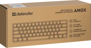 Defender - Mechanical gaming keyboard Amox GK-585