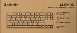 Defender - Mechanical gaming keyboard Cleikos GK-135