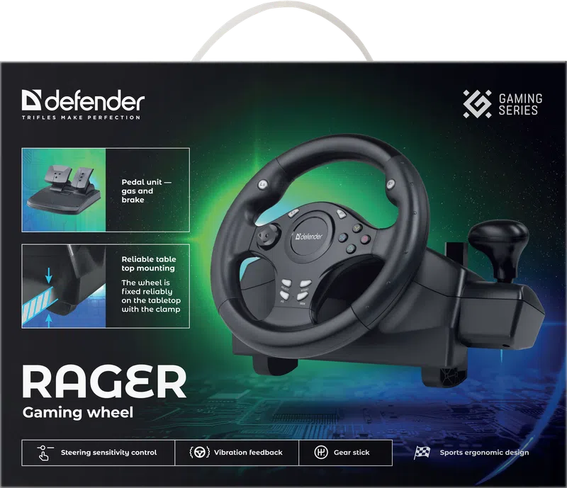 Defender - Gaming wheel Rager