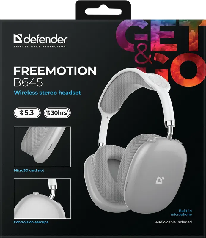 Defender - Wireless stereo headset FreeMotion B645