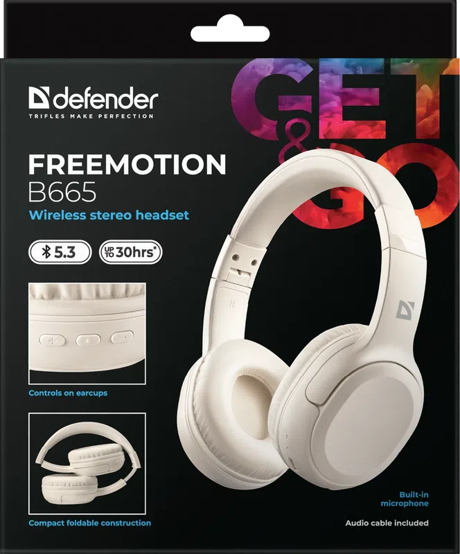 Defender - Wireless stereo headset FreeMotion B665