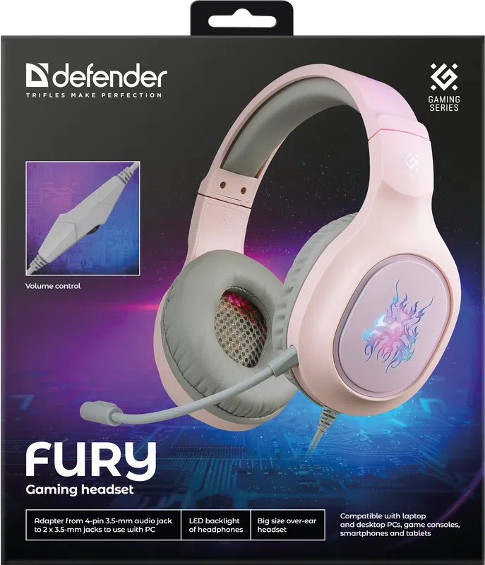 Defender - Gaming headset Fury