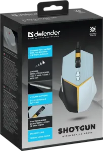Defender - Wired gaming mouse Shotgun GM-176