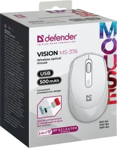 Defender - Wireless optical mouse Vision MS-376