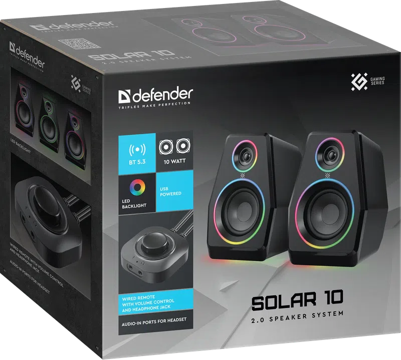 Defender - 2.0 Speaker system Solar 10