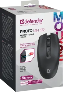 Defender - Wireless optical mouse Proto MM-332