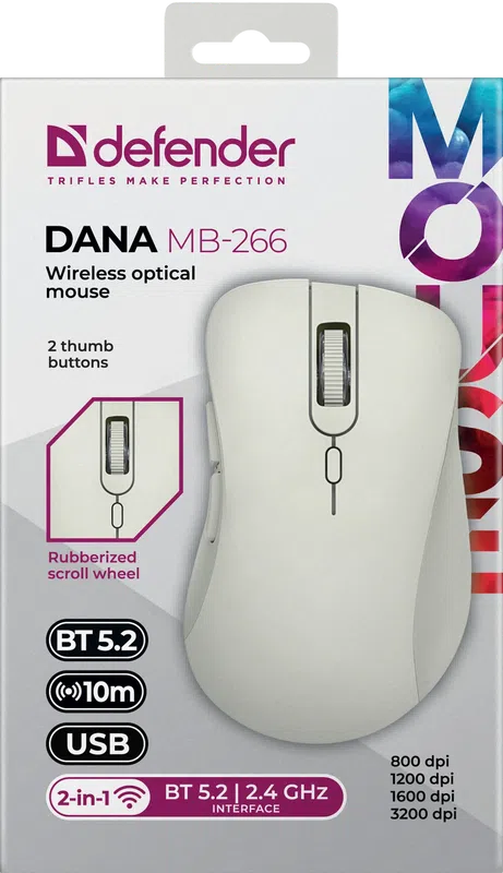 Defender - Wireless optical mouse Dana MB-266