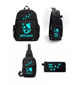 Defender - School backpack Glowy
