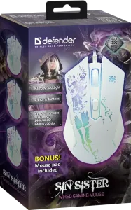 Defender - Wired gaming mouse Sin'Sister GM-933