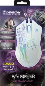 Defender - Wired gaming mouse Sin'Sister GM-933