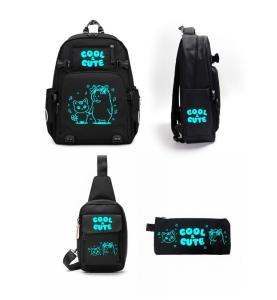 Defender - School backpack Glowy