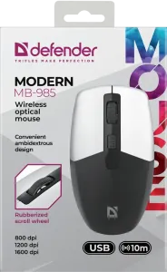 Defender - Wireless optical mouse Modern MB-985