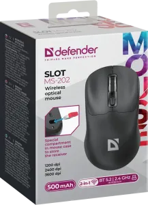 Defender - Wireless optical mouse Slot MS-202