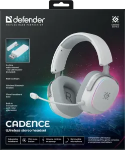 Defender - Wireless stereo headset Cadence