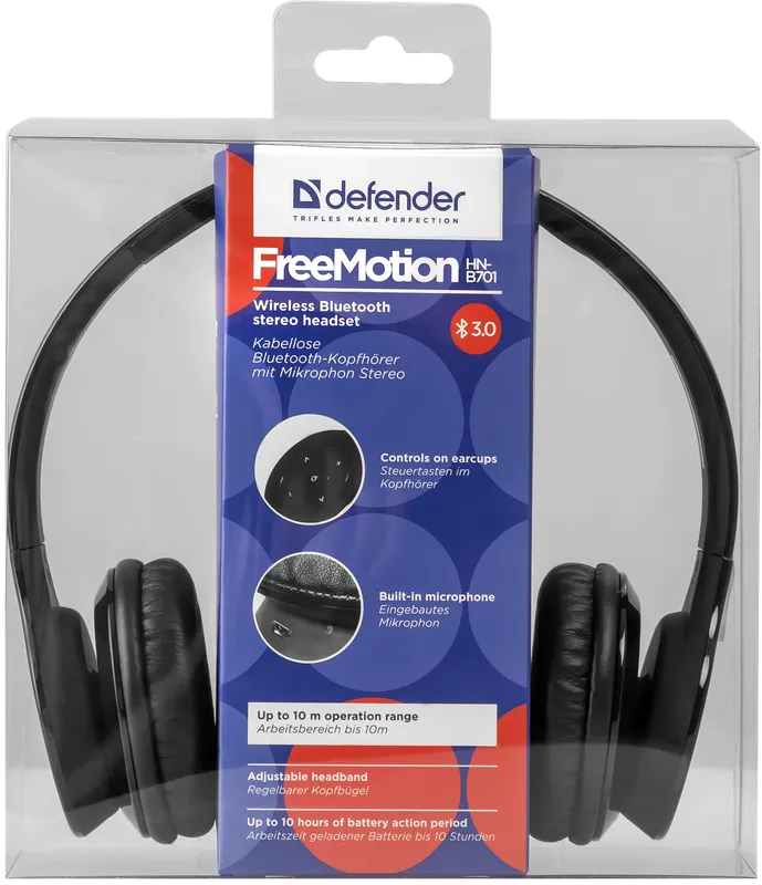 Defender - Wireless stereo headset FreeMotion HN-B701