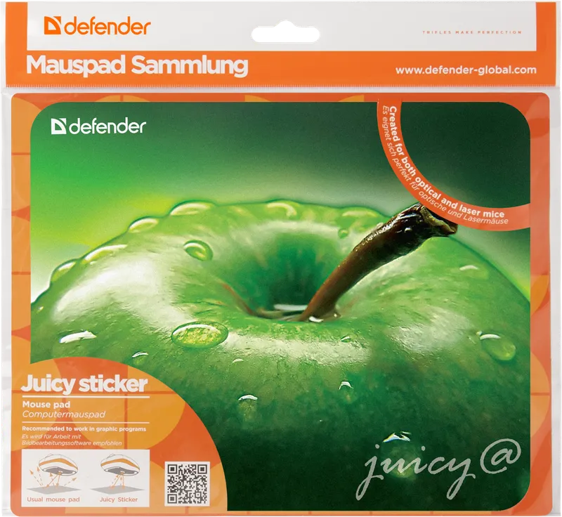 Defender - Mouse pad Juicy sticker