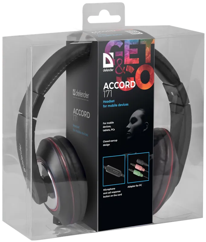 Defender - Headset for mobile devices Accord 171