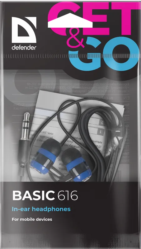Defender - In-ear headphones Basic 616