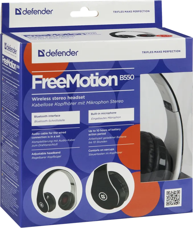 Defender - Wireless stereo headset FreeMotion B550