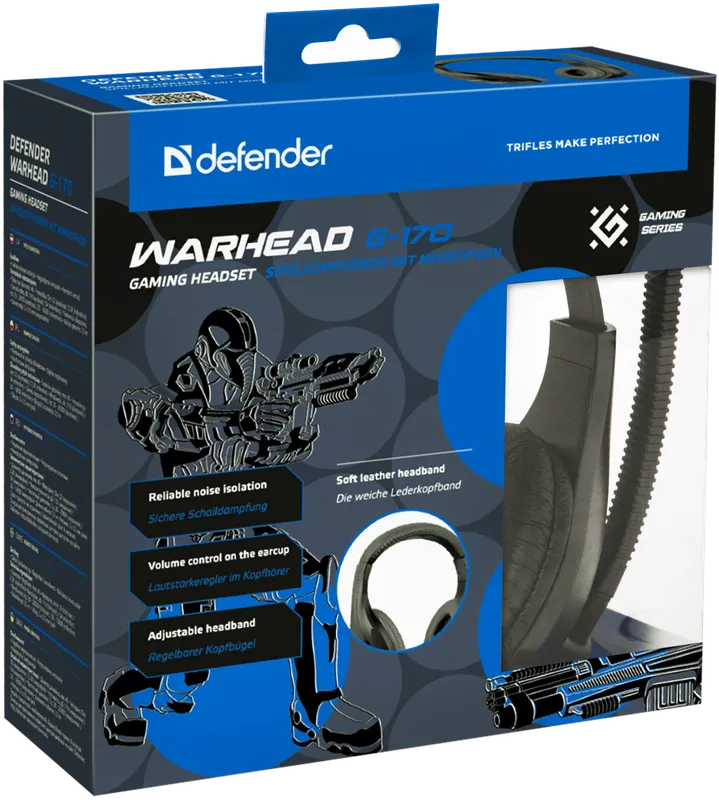 Defender - Gaming headset Warhead G-170
