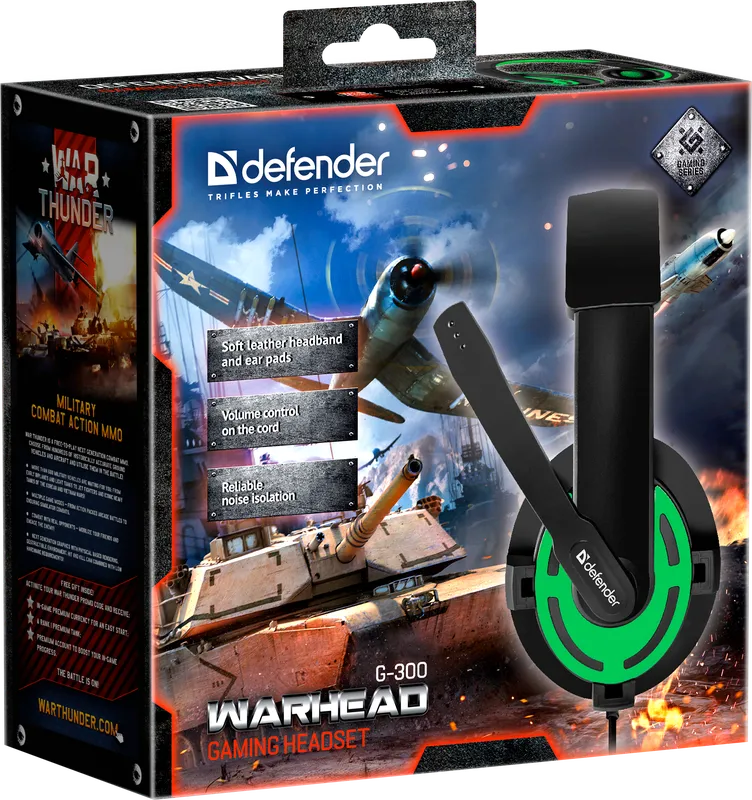 Defender - Gaming headset Warhead G-300