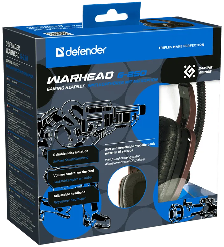 Defender - Gaming headset Warhead G-250
