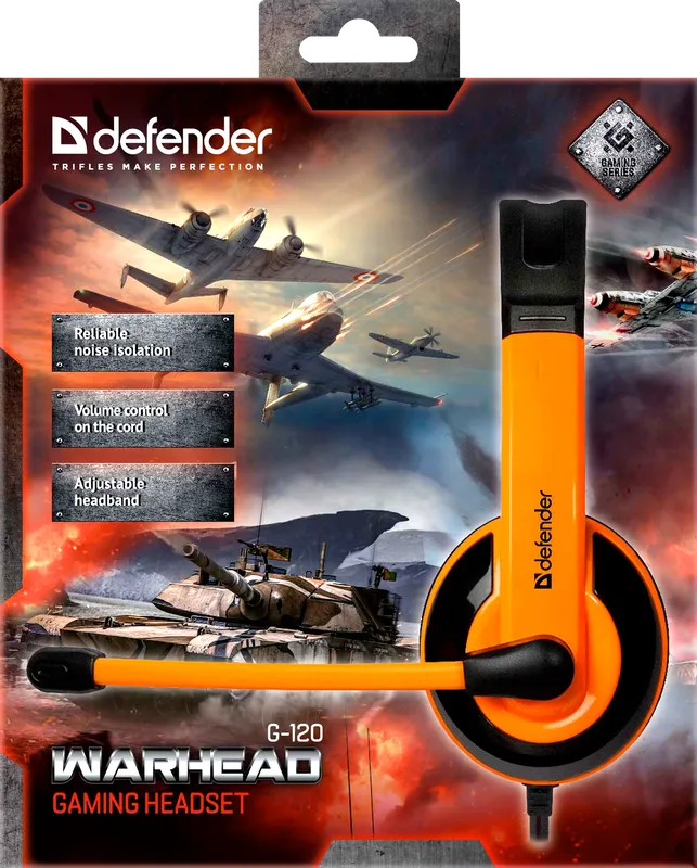 Defender - Gaming headset Warhead G-120
