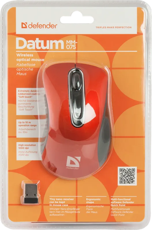 Defender - Wireless optical mouse Datum MM-075