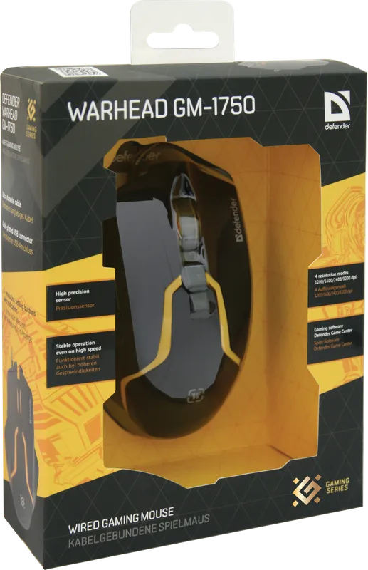 Defender - Wired gaming mouse Warhead GM-1750
