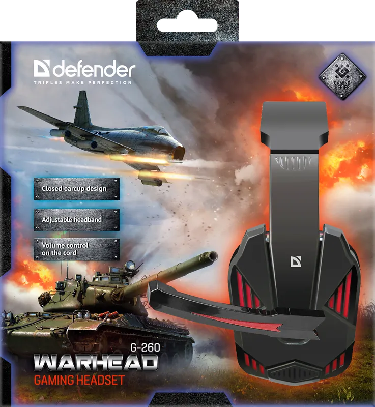 Defender - Gaming headset Warhead G-260