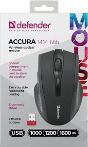 Defender - Wireless optical mouse Accura MM-665