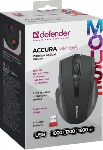 Defender - Wireless optical mouse Accura MM-665