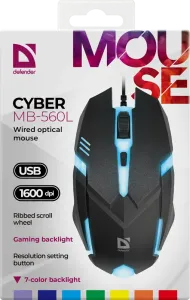 Defender - Wired gaming mouse Сyber MB-560L