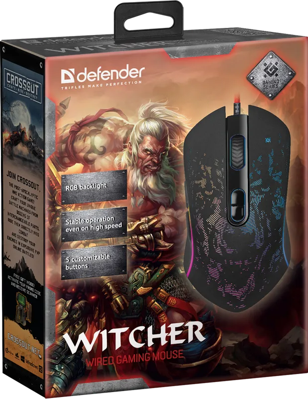 Defender - Wired gaming mouse Witcher GM-990