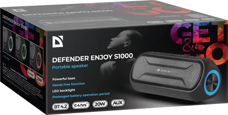 Defender - Portable speaker Enjoy S1000