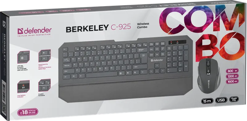 Defender - Wireless Combo Berkeley C-925