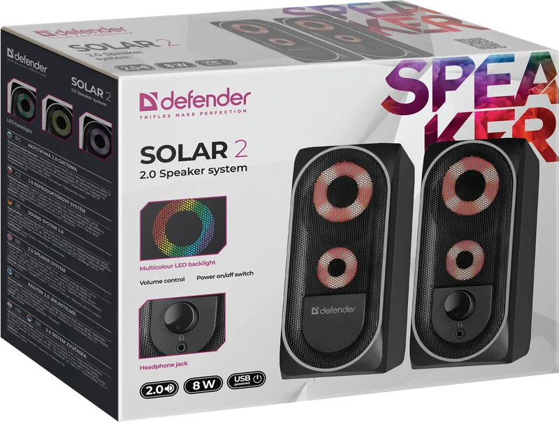 Defender - 2.0 Speaker system Solar 2