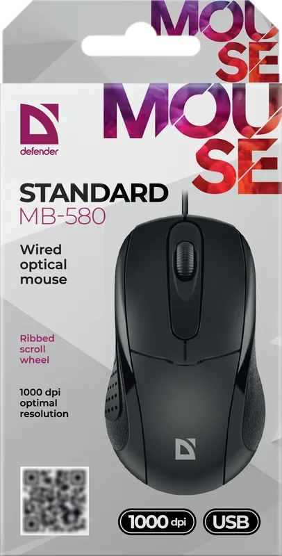 Defender - Wired optical mouse Standard MB-580