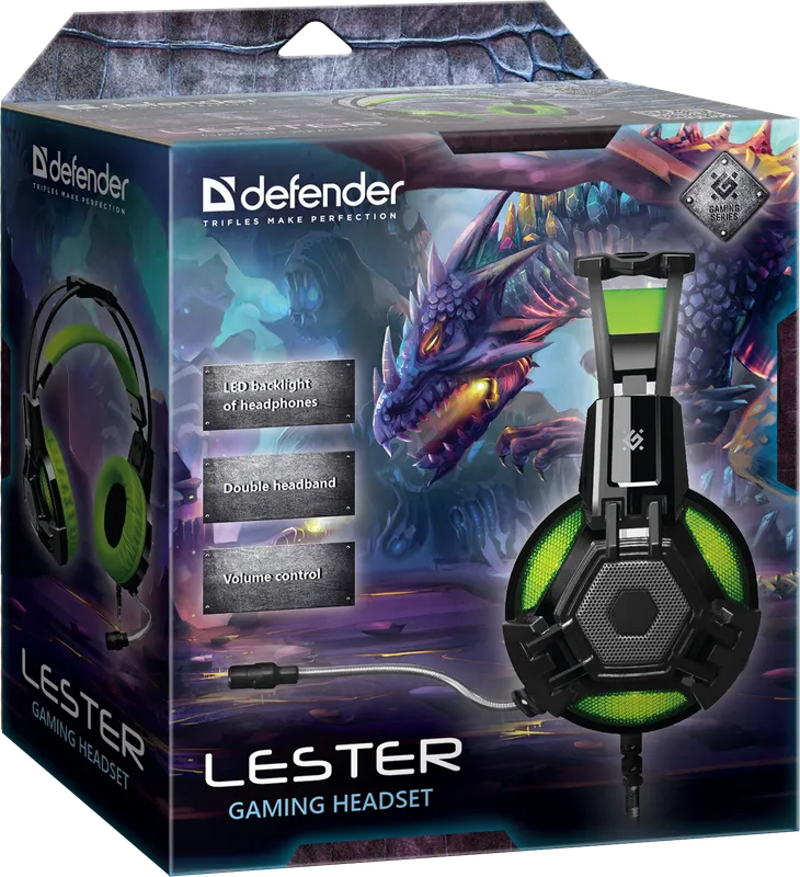 Defender - Gaming headset Lester