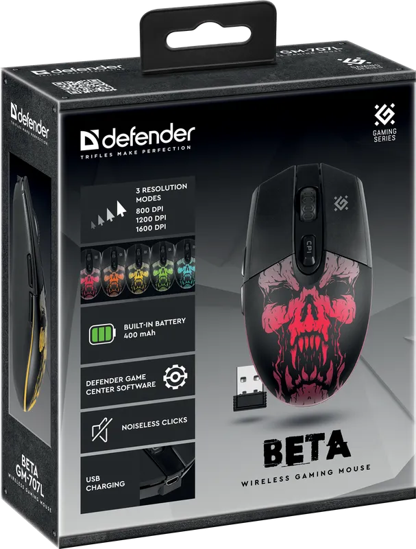 Defender - Wireless gaming mouse Beta GM-707L