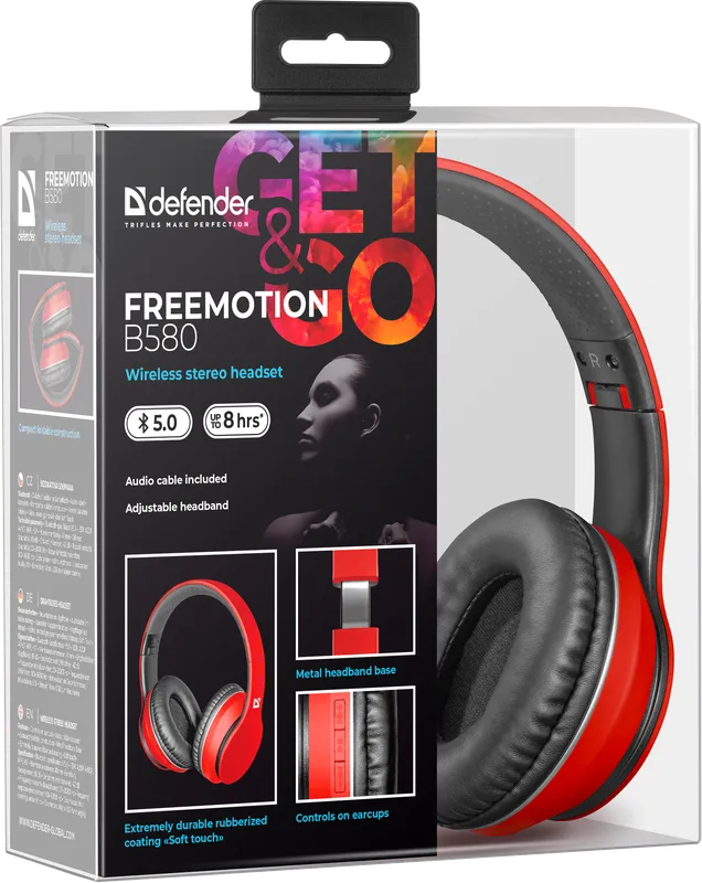 Defender - Wireless stereo headset FreeMotion B580