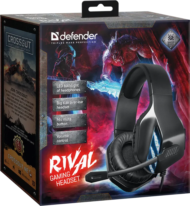Defender - Gaming headset Rival