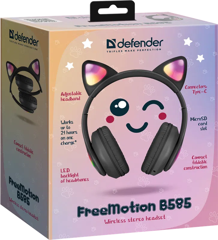 Defender - Wireless stereo headset FreeMotion B585
